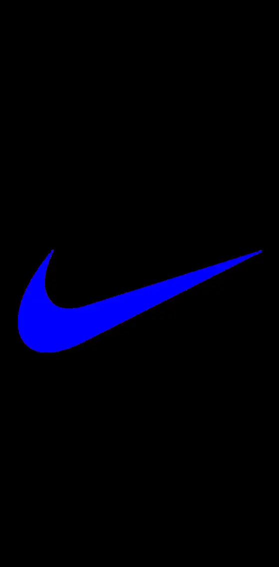 Blue Nike Logo