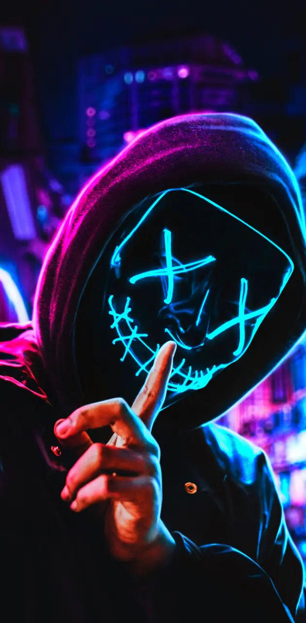Neon mask 