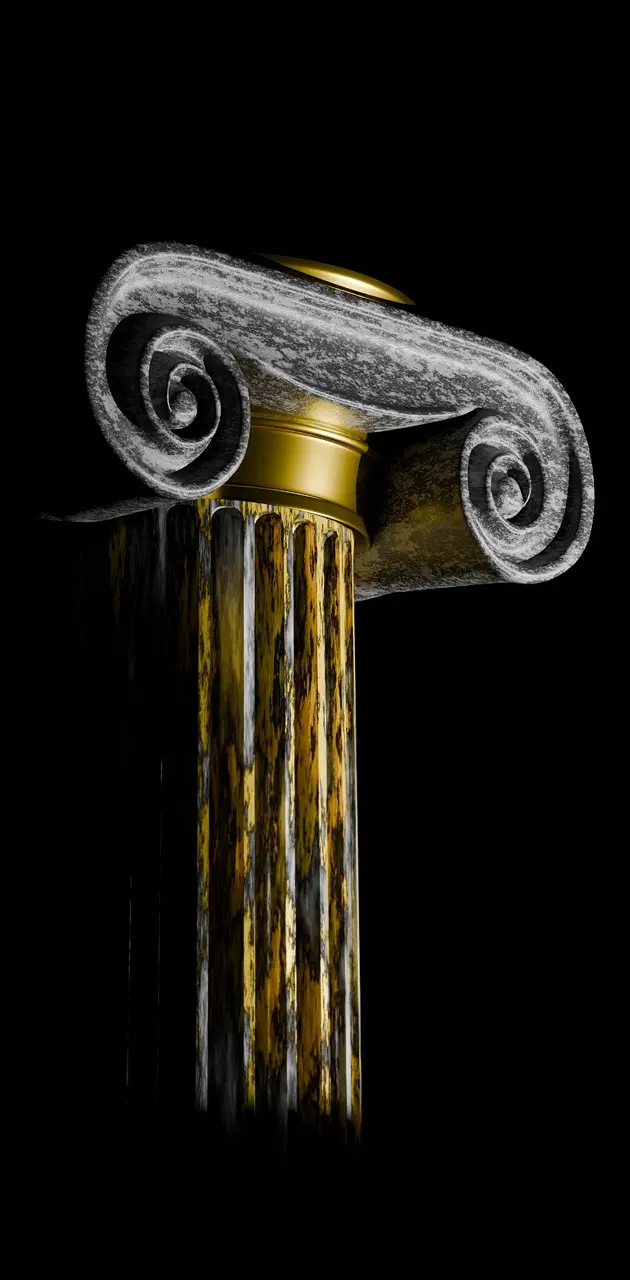 wallpaper-gold ionic column