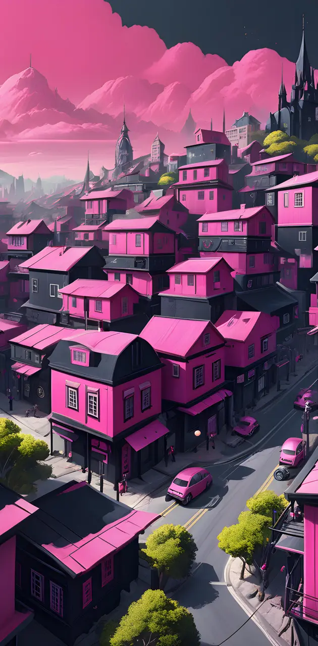 pink town