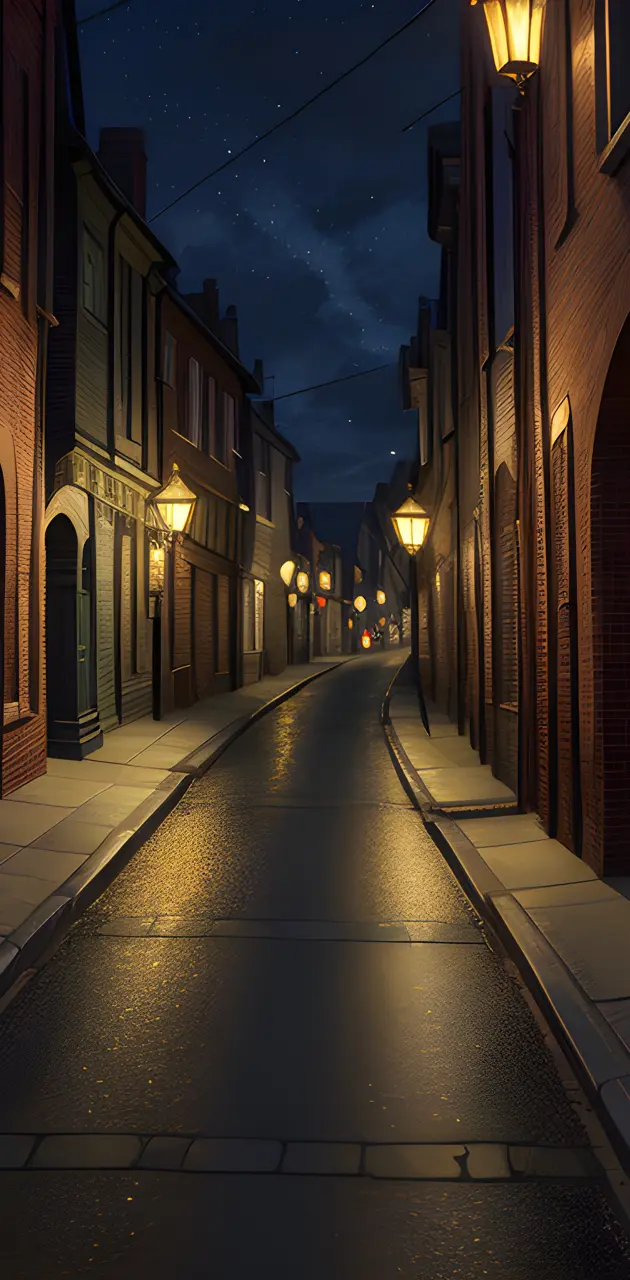 Lonely Victorian street