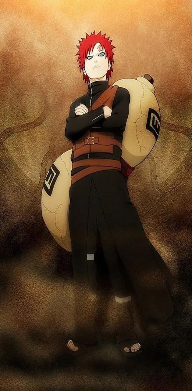 Download Gaara in the Anime series Naruto Wallpaper