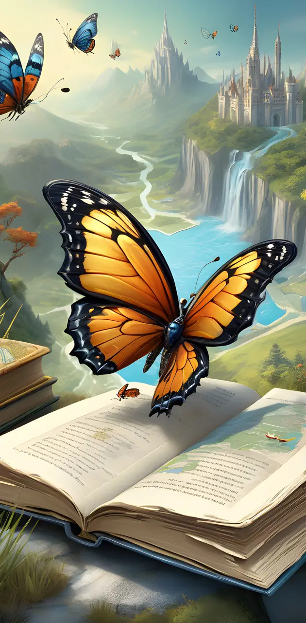 book from butterflies