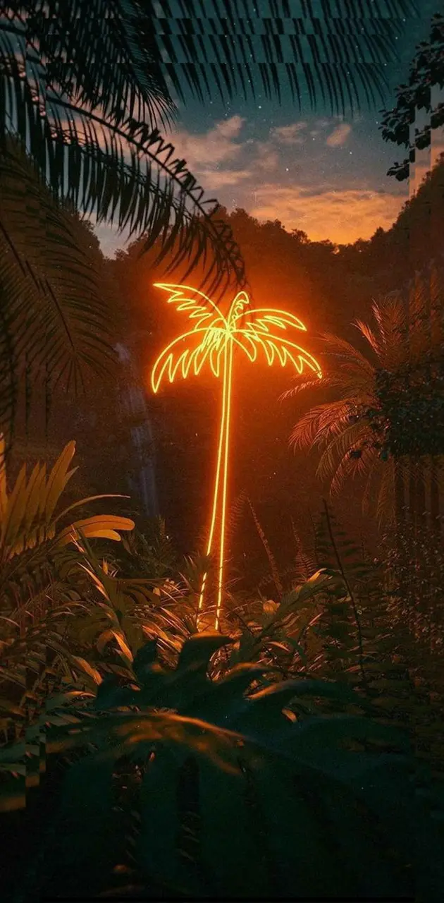 Neon Palm