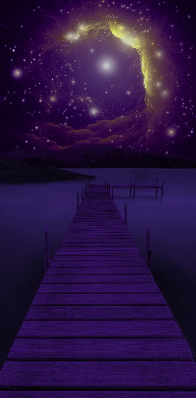 purple landscape