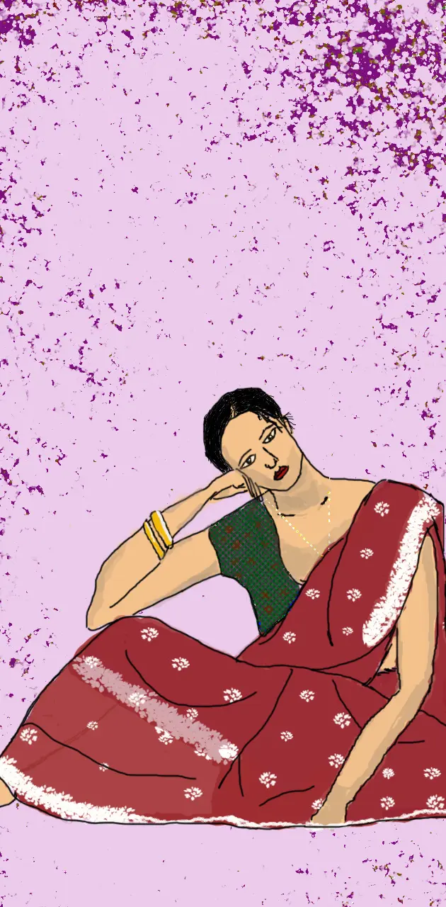 Indian girl in saree