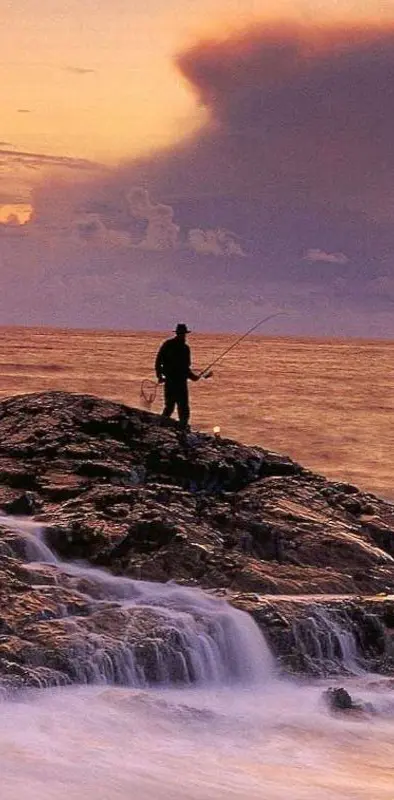 Fishing At Sunset