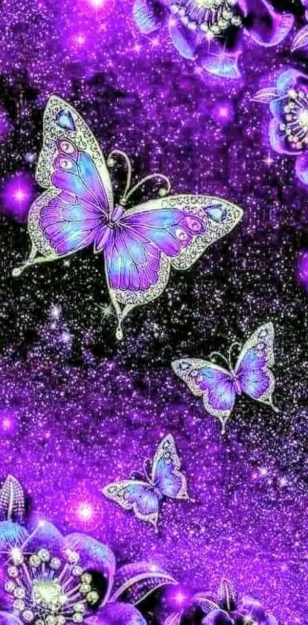 Purple sparkle