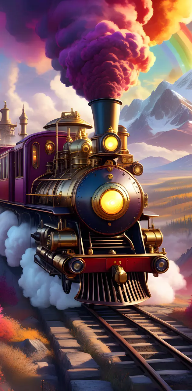 steampunk train
