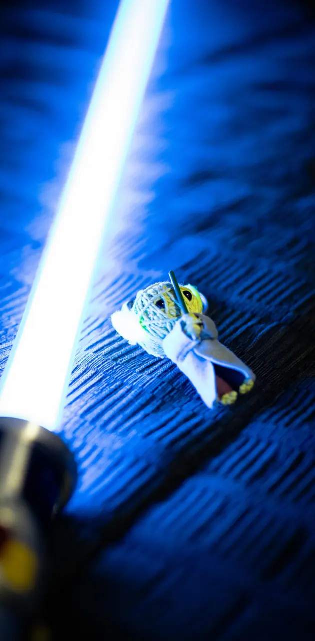 Yoda toy lightsaber