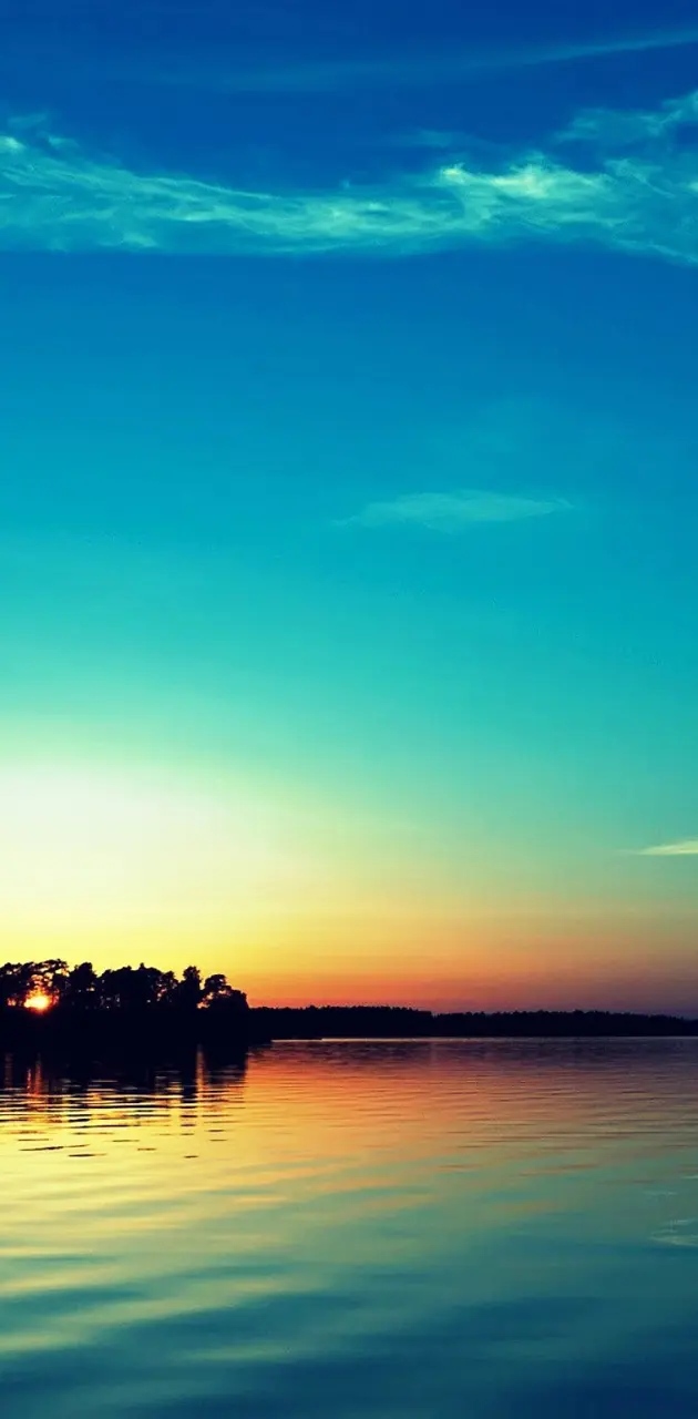 Sunset blue