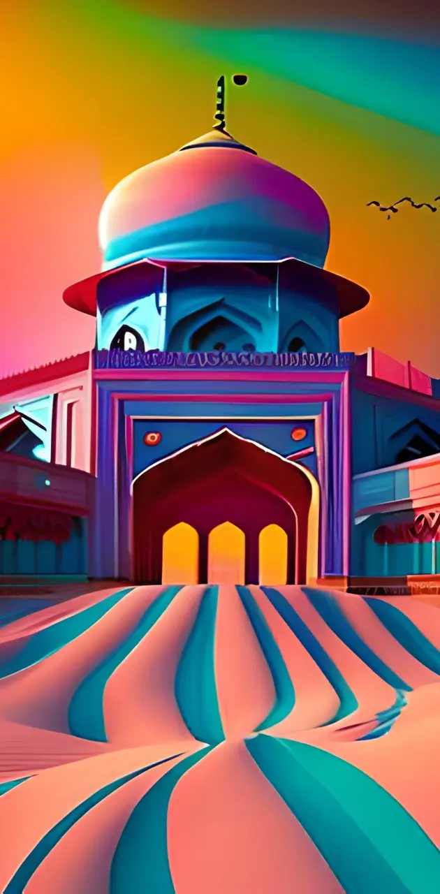 Retrowave mosques 