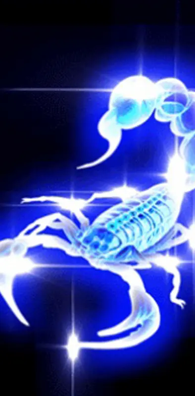 Blue Light Scorpion