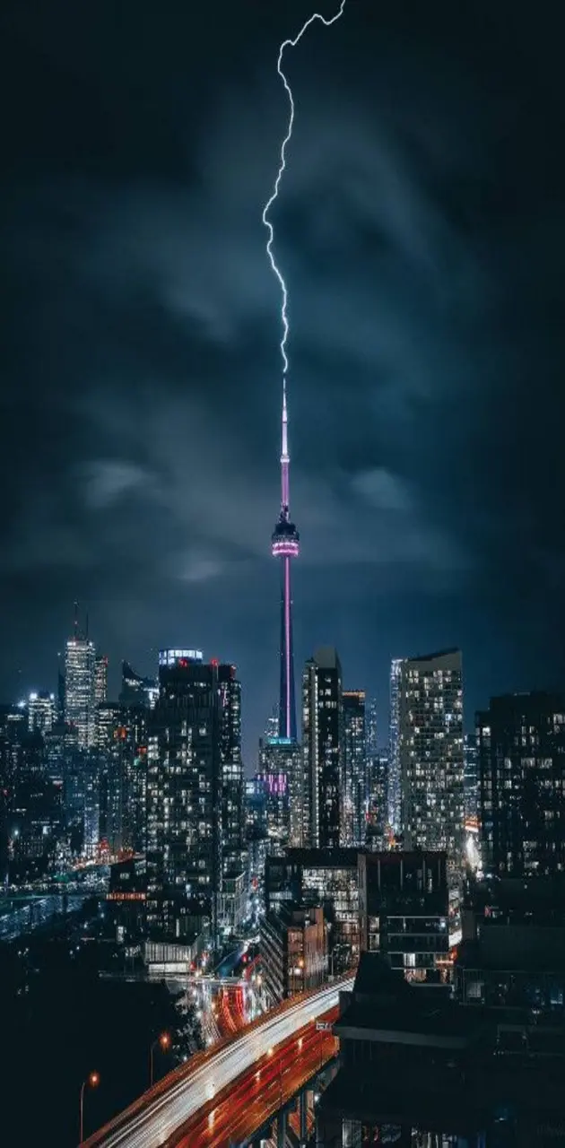 CN Tower Lightning