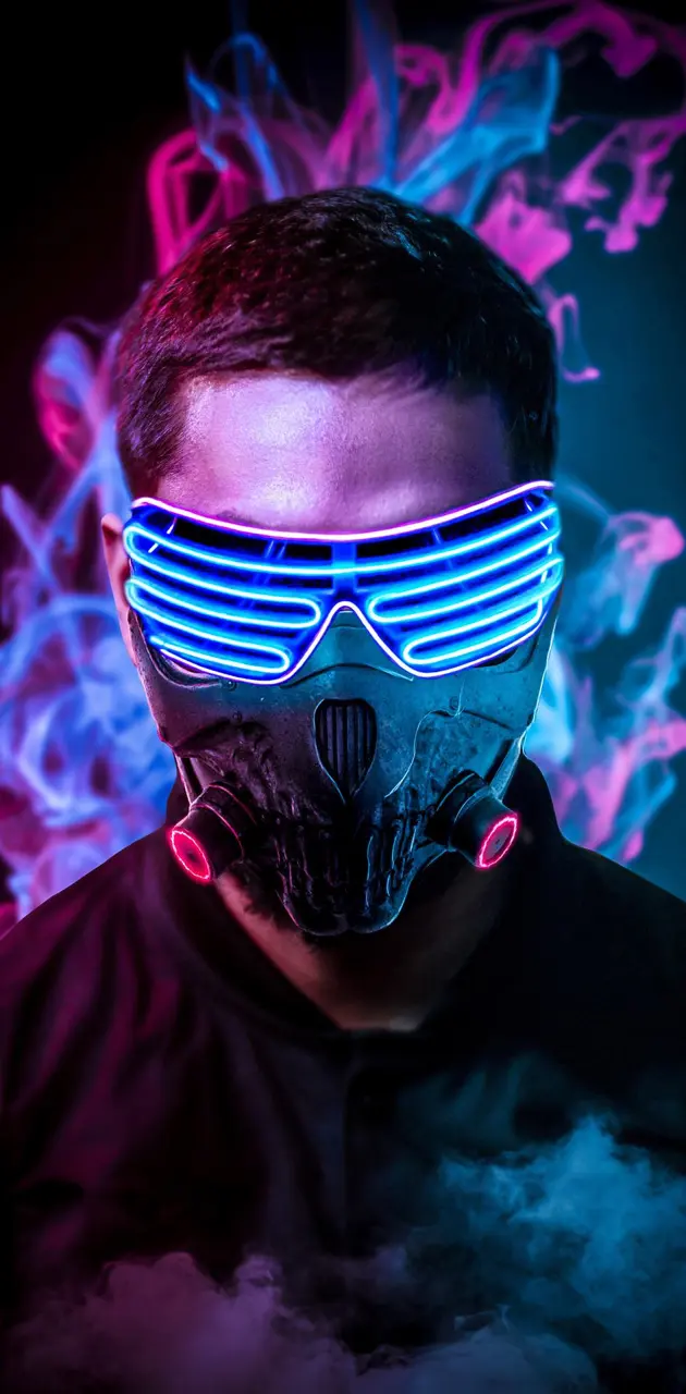 Neon mask