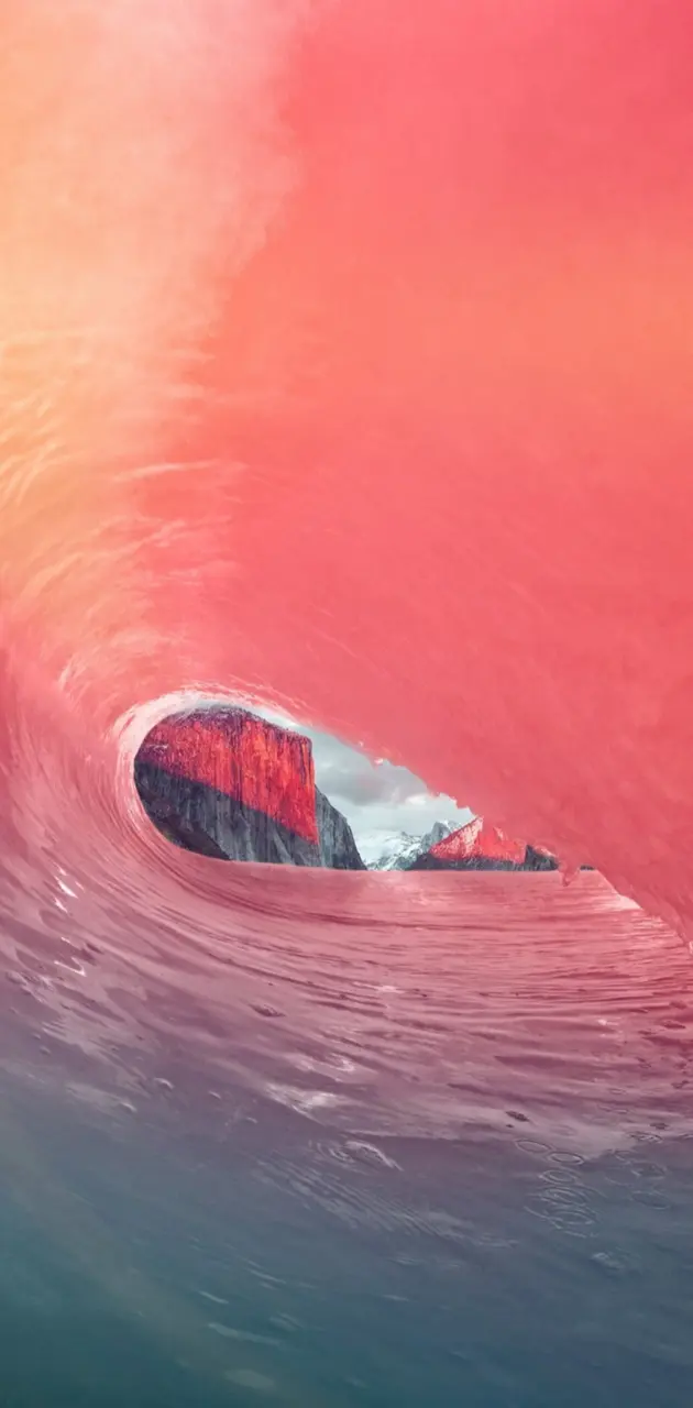 Surfing Pink Waves