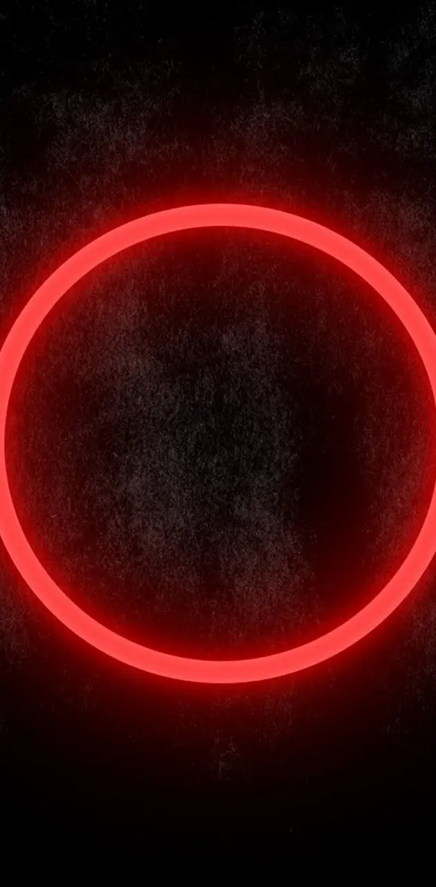 Glowing red circle