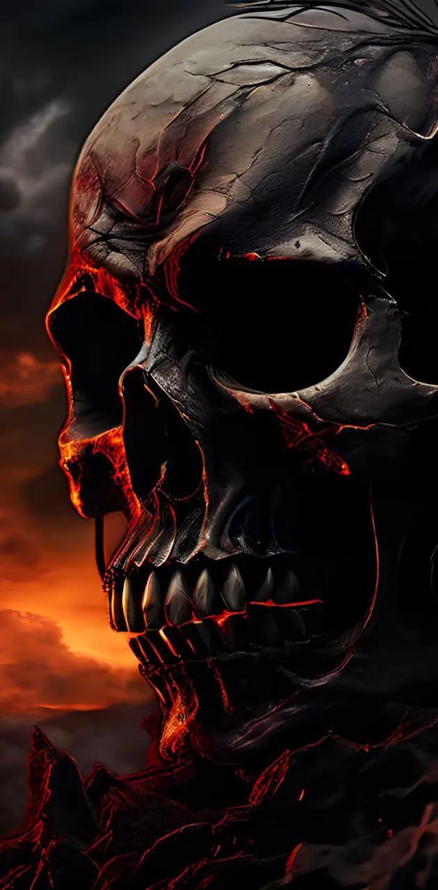Halloween skull 