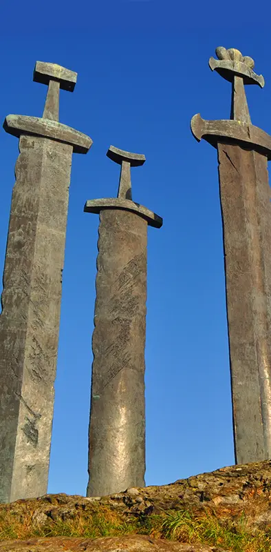 Norway stone swords