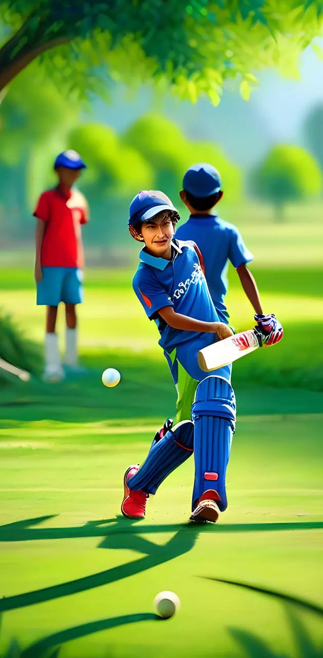 cricket playing