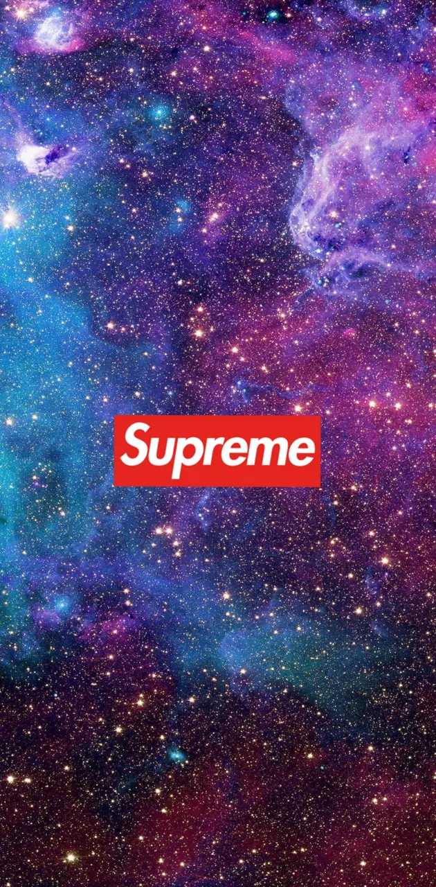 supreme galaxy wallpaper