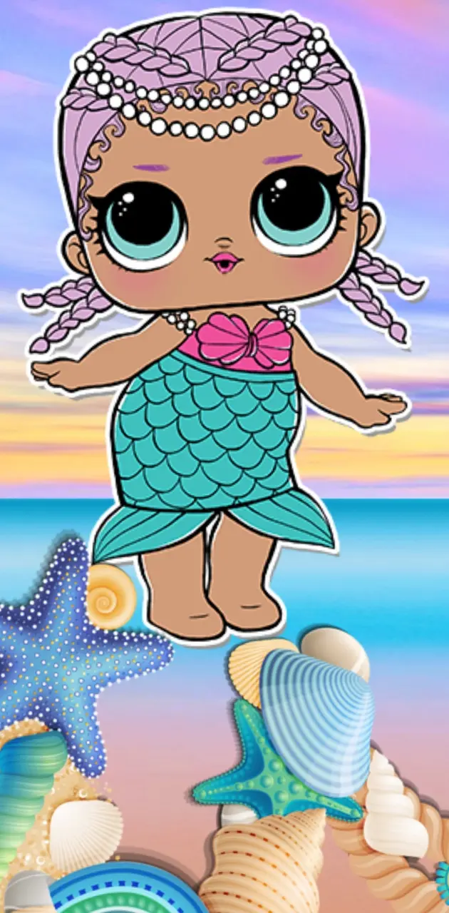 Lol doll mermaid wallpaper by Glendalizz69 - Download on ZEDGE™ | 4a80