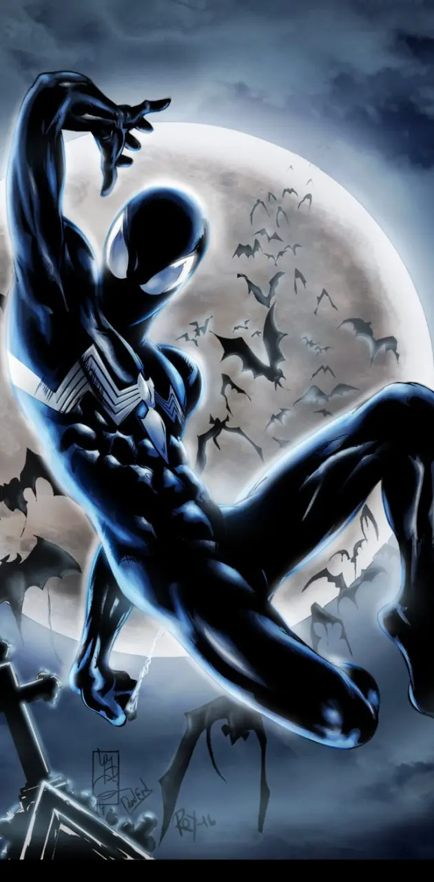 Black suit spiderman