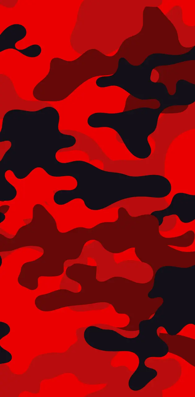 Deep Red Camouflage