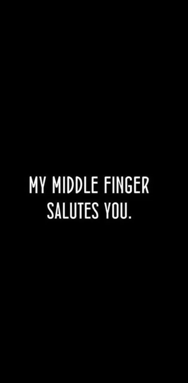 My Middle Finger Sal