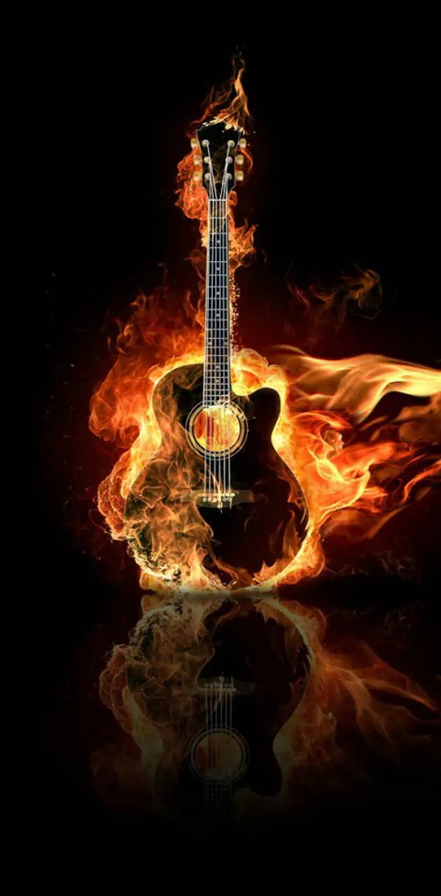 Flame Guitar