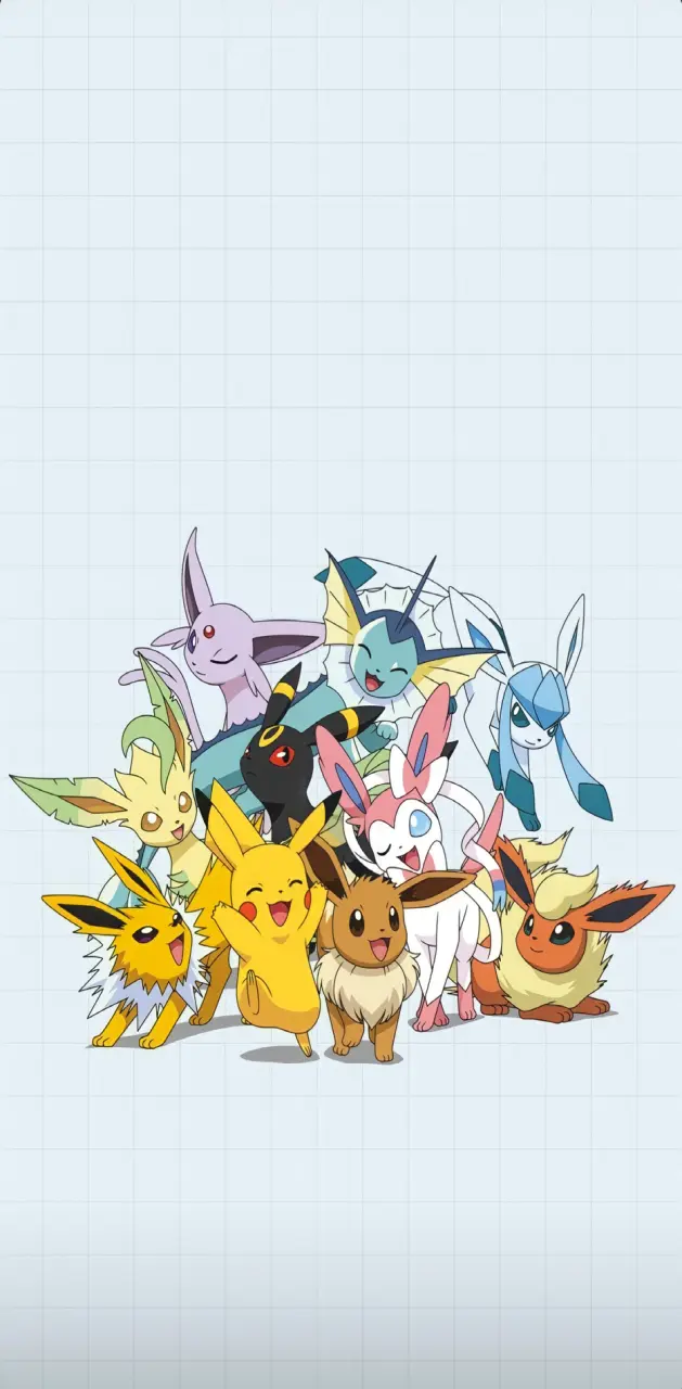 pokemon eevee evolution wallpaper