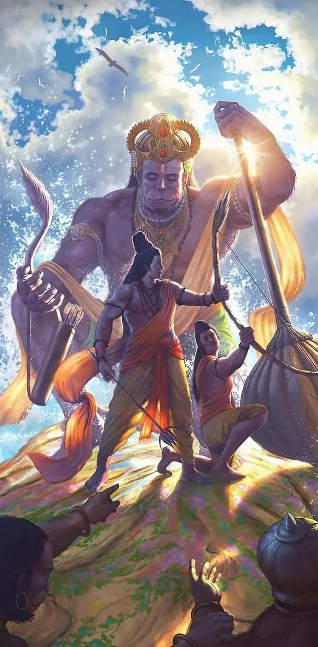 Hanumanji and ramji