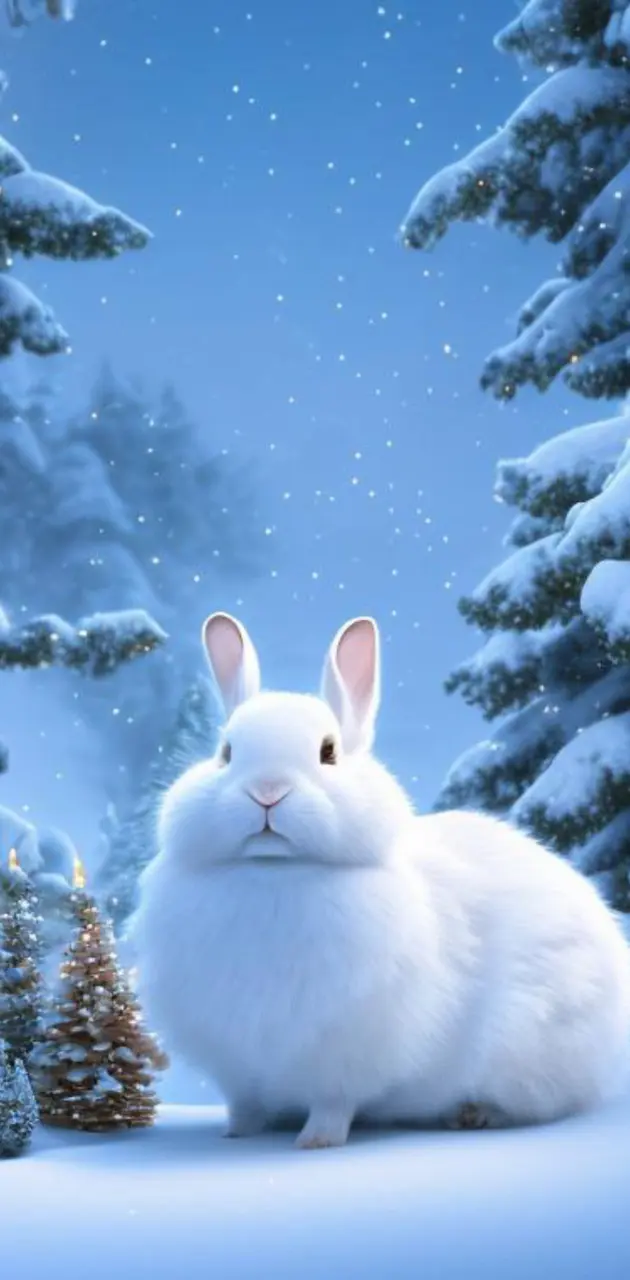 Bunny in Snow