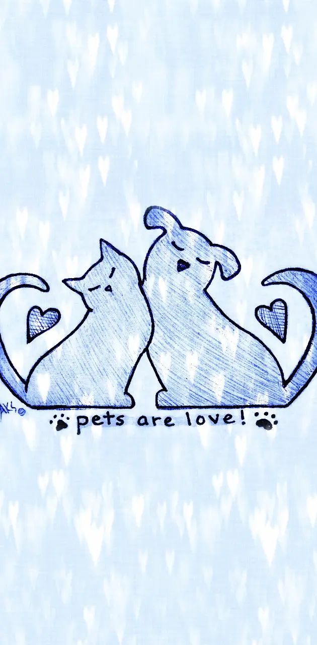 Pets Are Love -heart