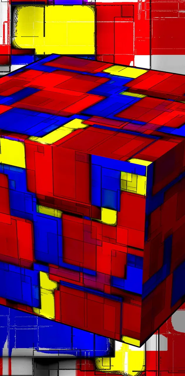 Abstract Cube Design
