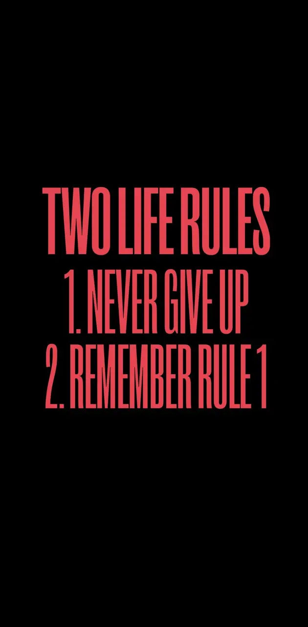 Life rules 