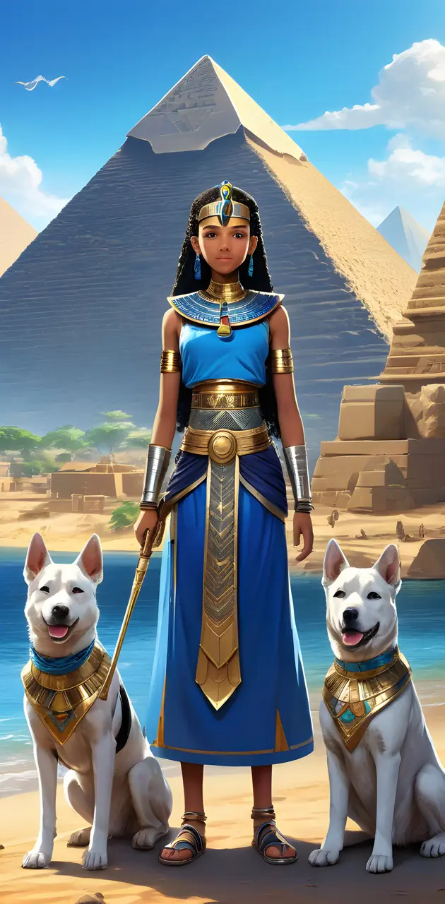 young Egyptian queen
