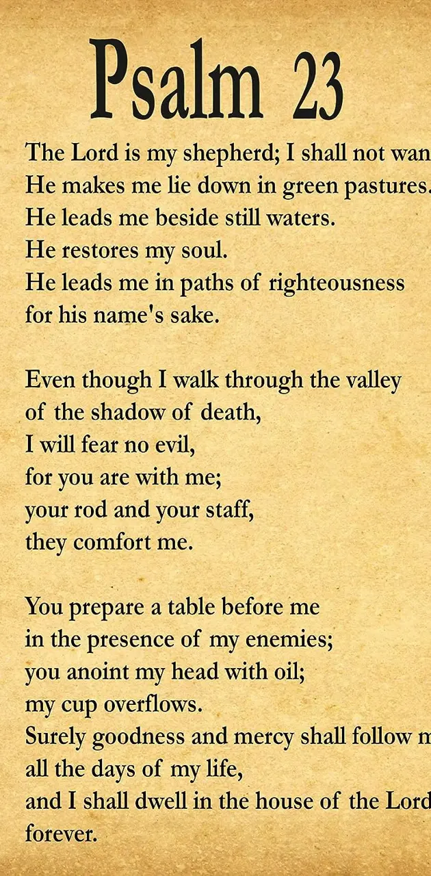 Psalms 23 