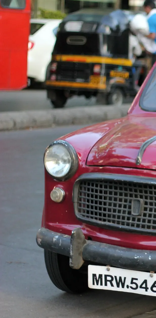 Vintage Red car