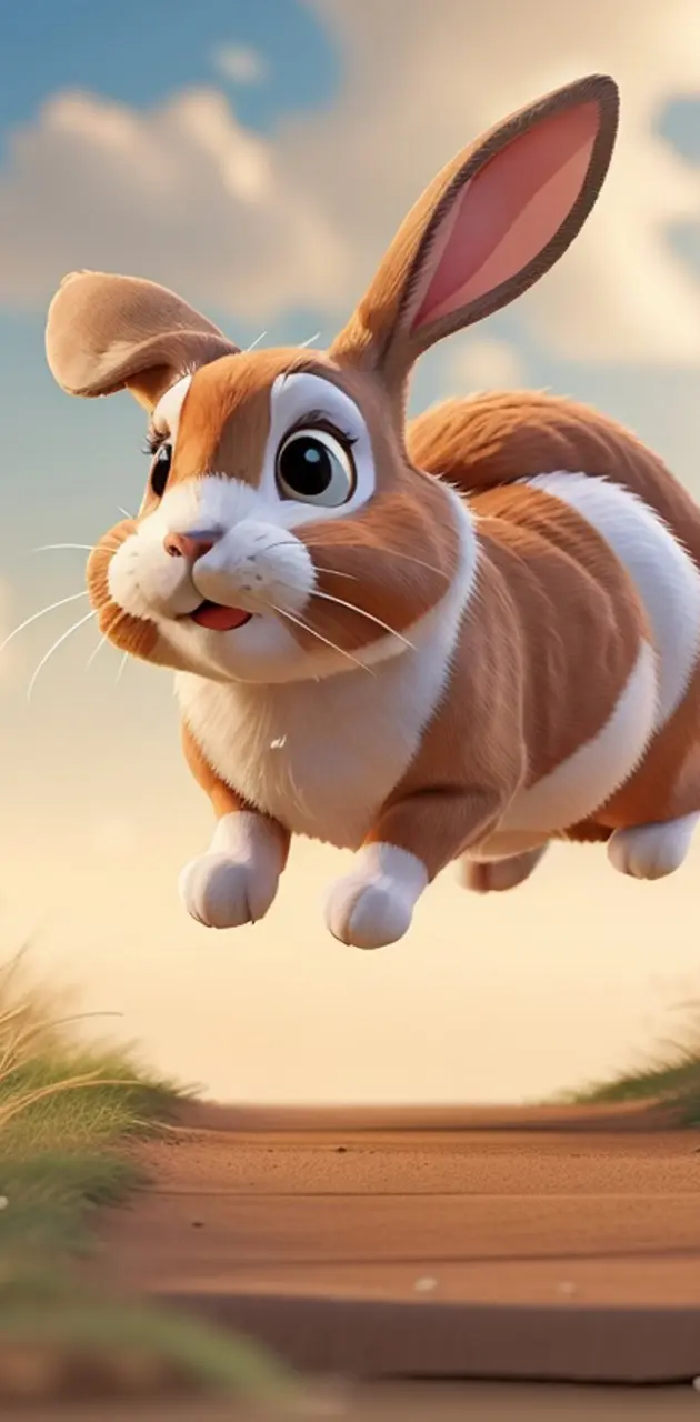Running rabbit 3d 