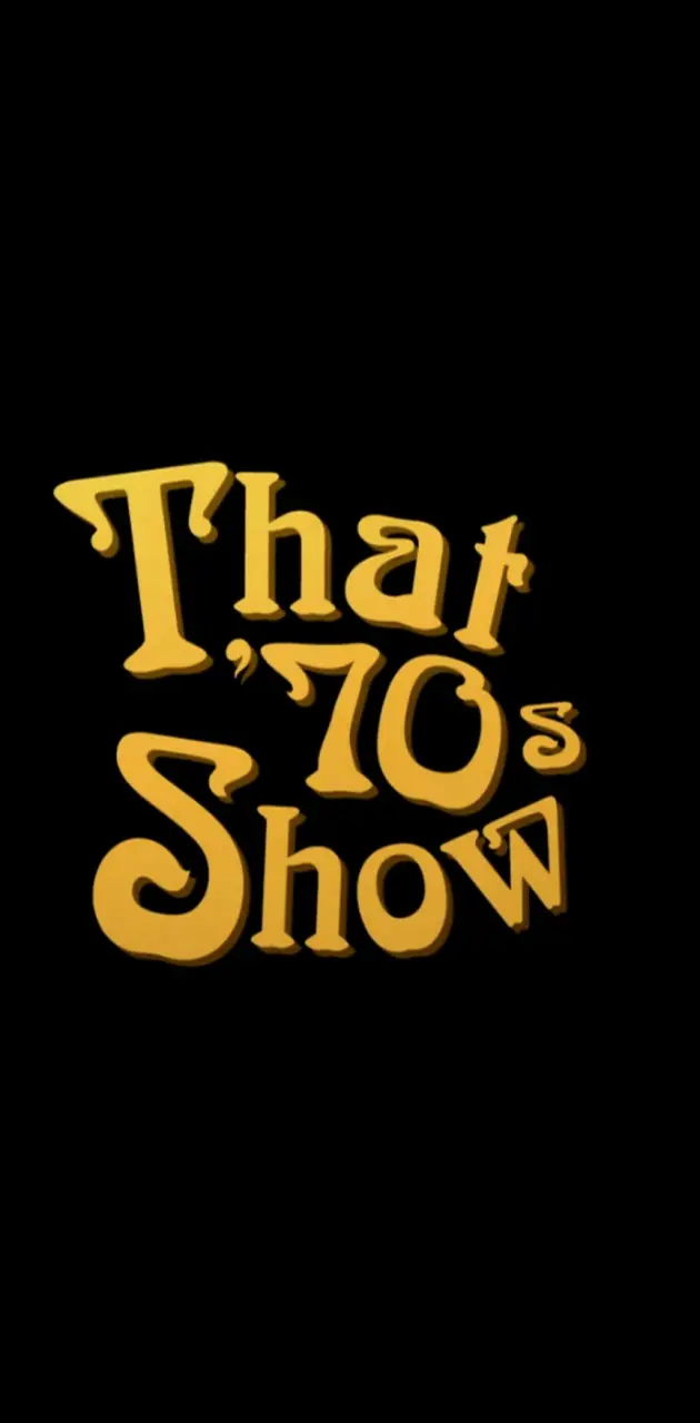 That '70s show logo!