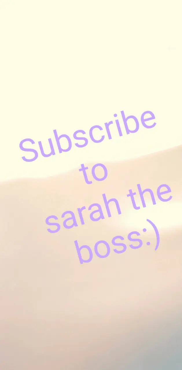Sarah the boss