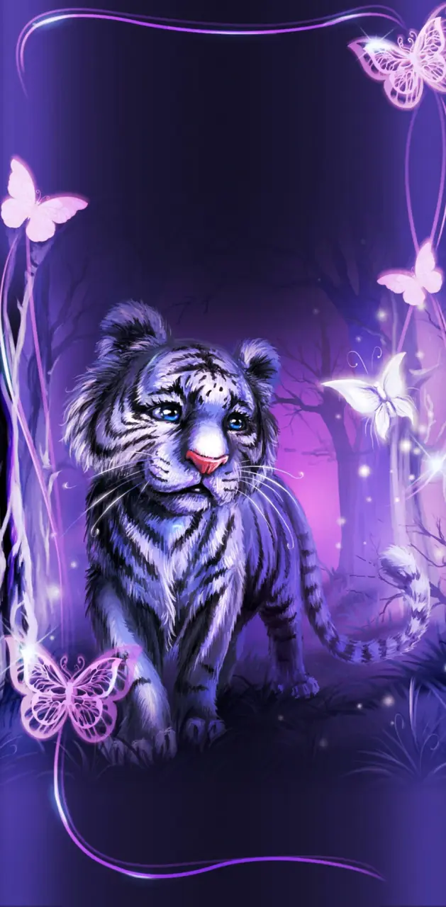 Baby Tiger wallpaper by MODTRON - Download on ZEDGE™