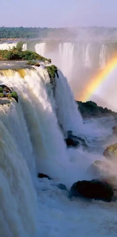 rainbow water fall