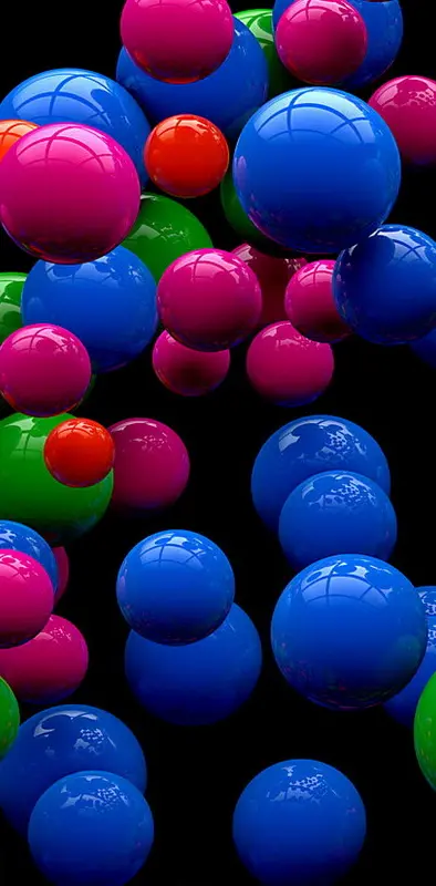 3d Colorful Balls