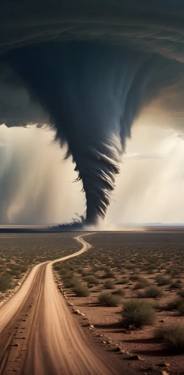 Tornado in the desert