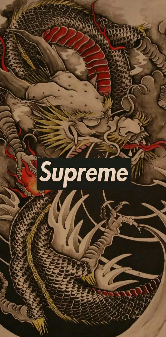 Supreme Gucci Dragon's wallpaper by AlexandruBoaba - Download on ZEDGE™