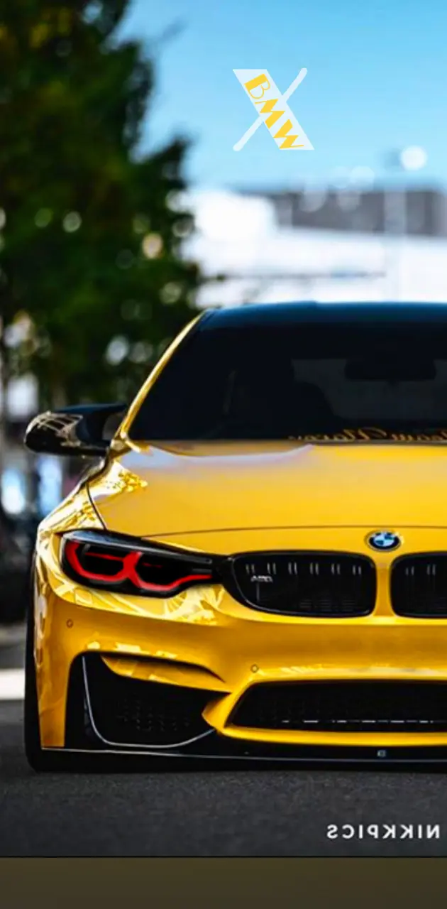 Yellow BMW M4