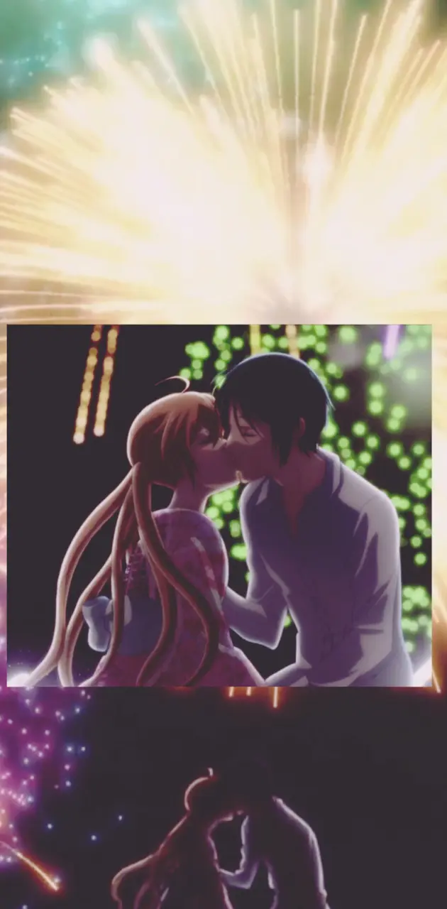 Momochi-san Anime kiss