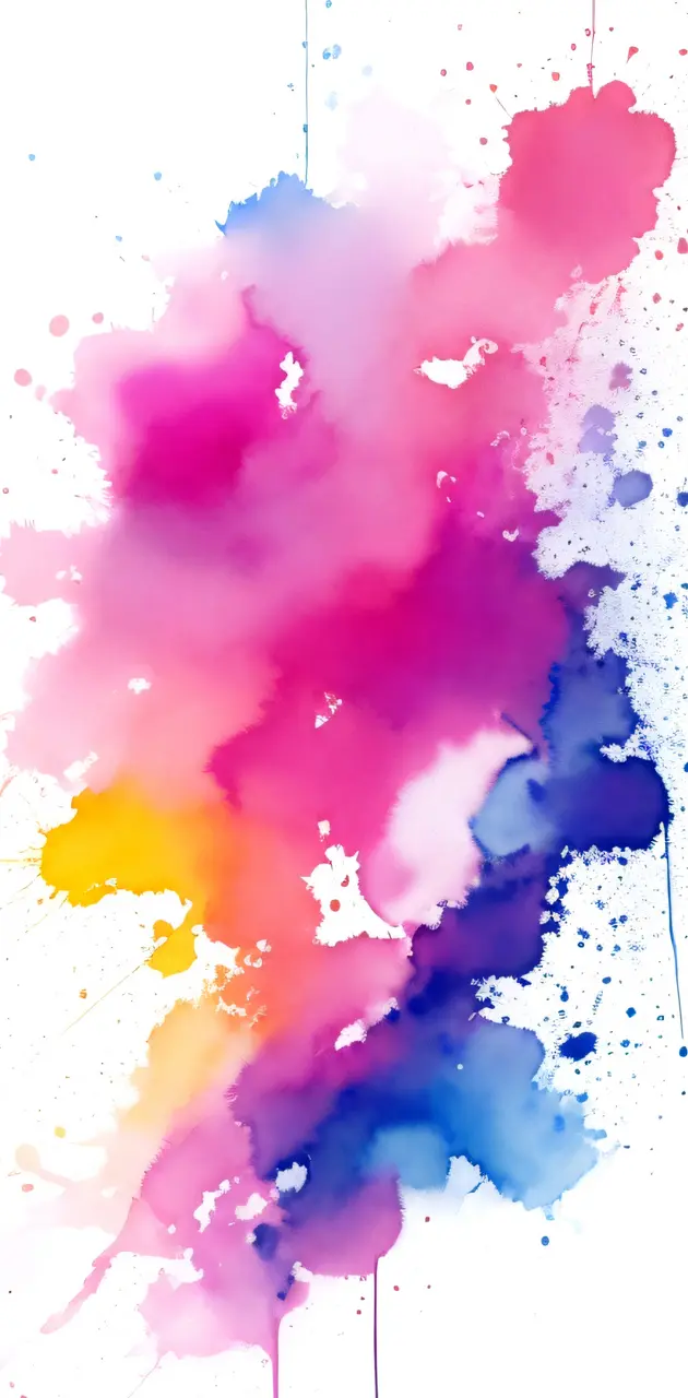 Watercolor spatter 
